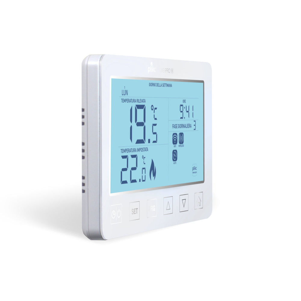 Cronotermostato Wi-Fi Plikc Neve Pro W - Dual Band, Compatibile Con Alexa - Per Riscaldamento E Raffreddamento - Foto 3