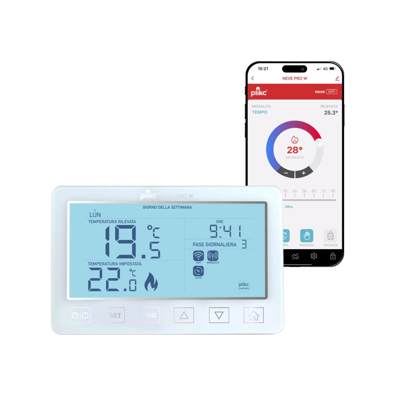 Neve Pro W - conotermostato WI-FI 220V