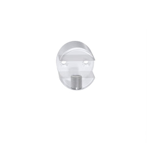 Reggimensola ovale in policarbonato trasparente 2 fori - confezione da 2 pezzi
