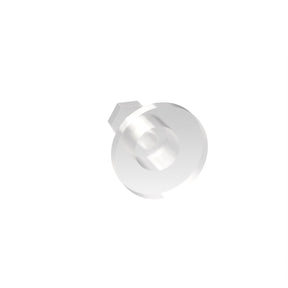 Pomello cilindrico con battuta, singolo - confezione da 2 pezzi