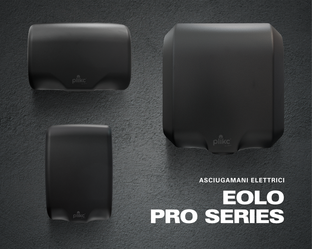 eoloPro XL - Asciugamani elettrico serie professionale