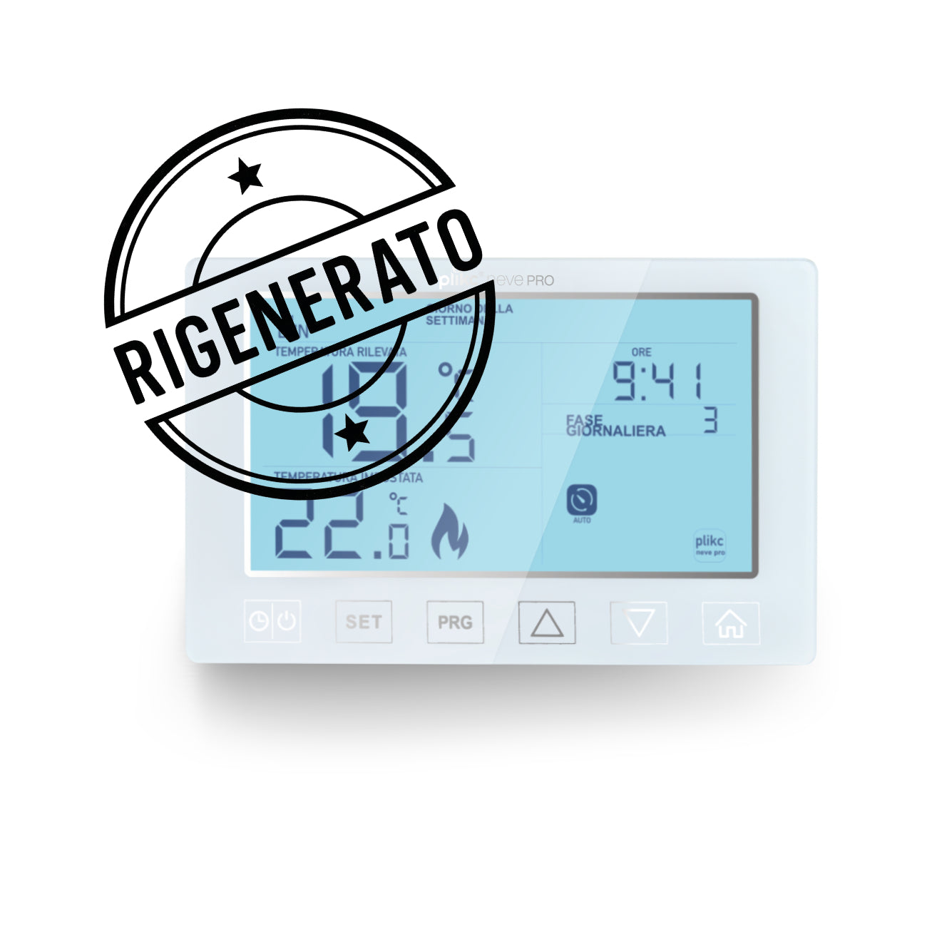 Neve Pro - cronotermostato a batterie RIGENERATO