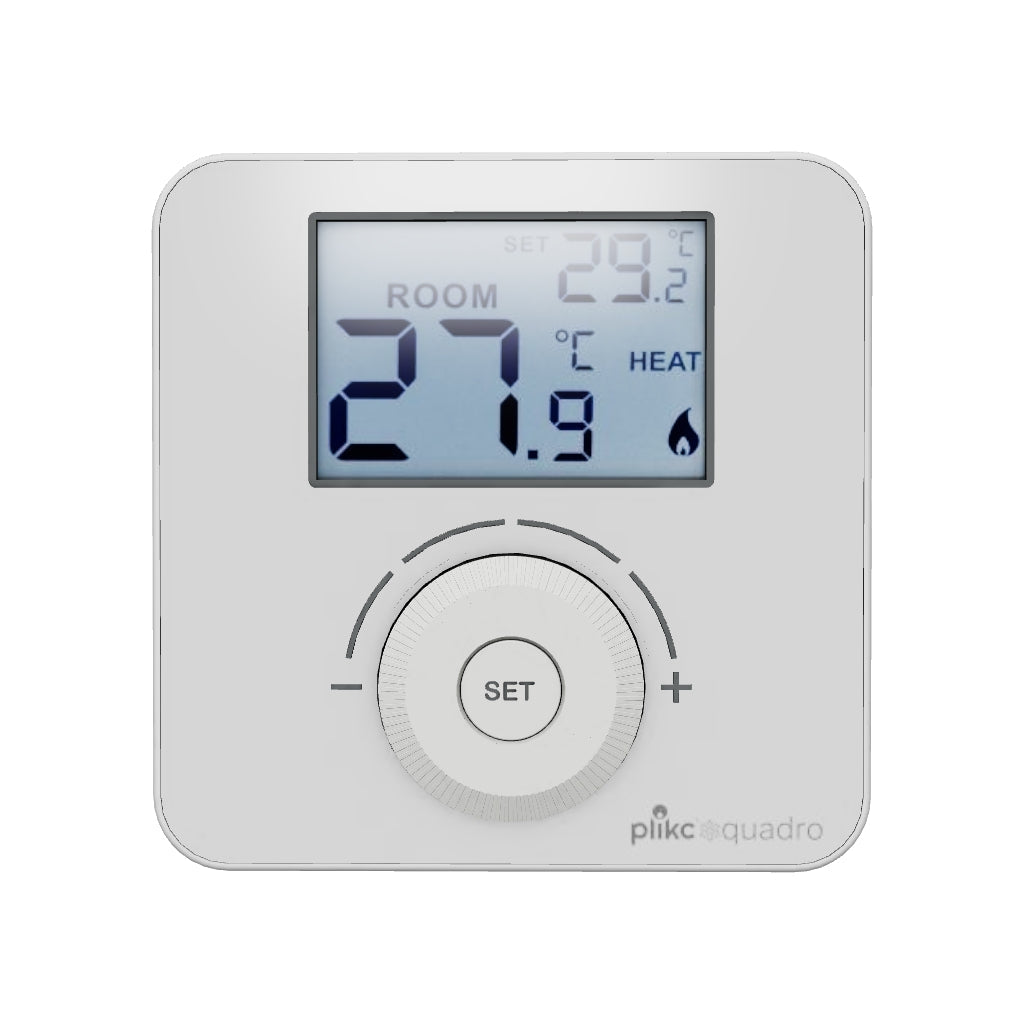 Termostato Touchscreen A Batteria Plikc Gradus - Incasso, Risparmio Energetico E1, Controllo Temperatura Precisa