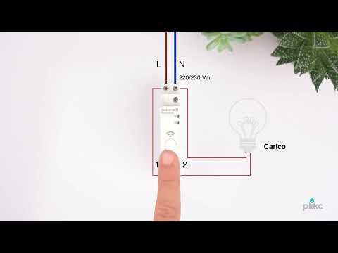 Interruttore Orario Astronomico WiFi PLIKC, 48-230V, 1 Canale 16A, 6 Funzioni (giornaliero, Settimanale, Casuale, Countdown...), Gestibile Da App